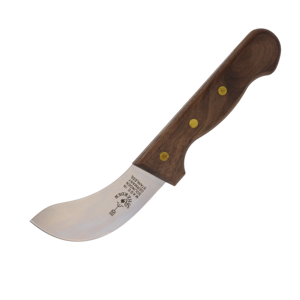 F.Herder Skinning Knife 4 Inch Walnut Wooden Handle - 0375-10,00