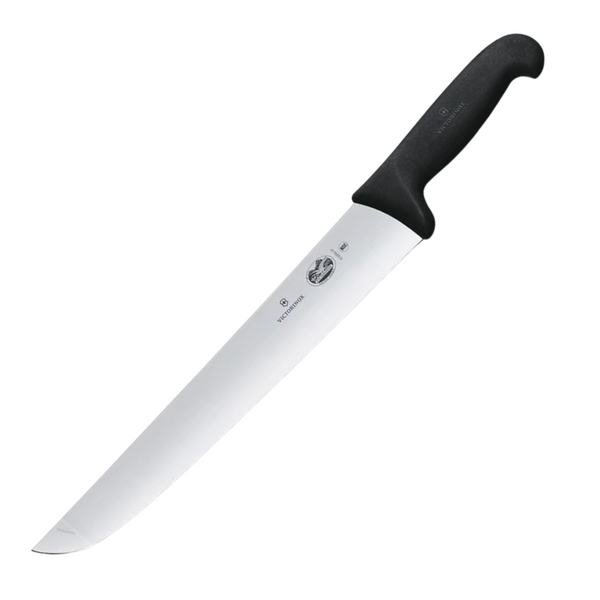 Victorinox Fibrox 12 Inch/31cm Broad Blade Butcher Knife, Straight Edge - 5.5203.31