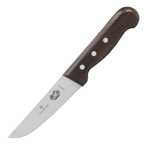 Victorinox Wood 12cm Broad Blade Butcher Knife - 5.5200.12