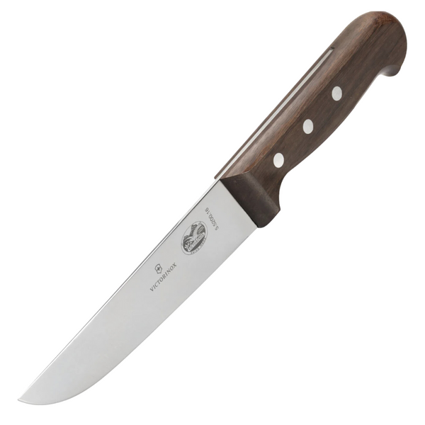 Victorinox Wood 16cm Broad Blade Butcher Knife - 5.5200.16