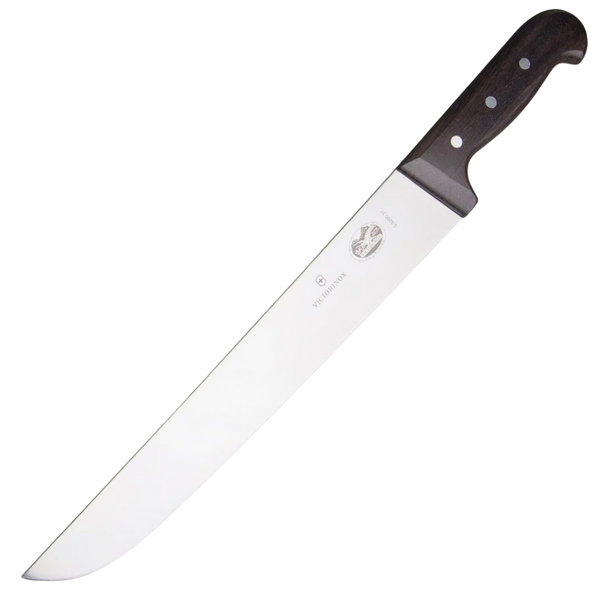 Victorinox Wood 31cm/12 Inch Broad Blade Butcher Knife - 5.5200.31