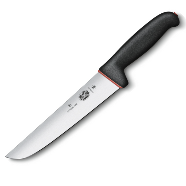 Victorinox Fibrox Dual Grip 20cm Butcher's Knife, Black - 5.5203.20D