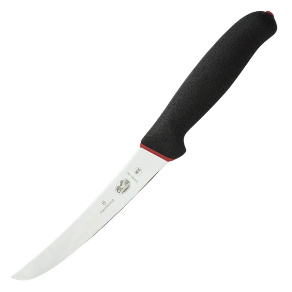 Victorinox Fibrox Dual Grip 15cm Curved Boning Knife, Black - 5.6503.15D