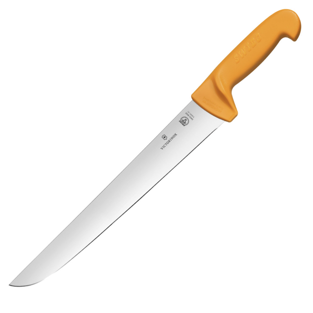 Victorinox Swibo 31cm/12 Inch Butcher Broad Blade Knife, Straight Back ...