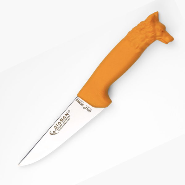 Atasan Gold Series Wolf Head 15cm Butcher Knife, Kurt BaÅŸlÄ± Kasap No: 1 (N6 MOV 6 993 1 15)