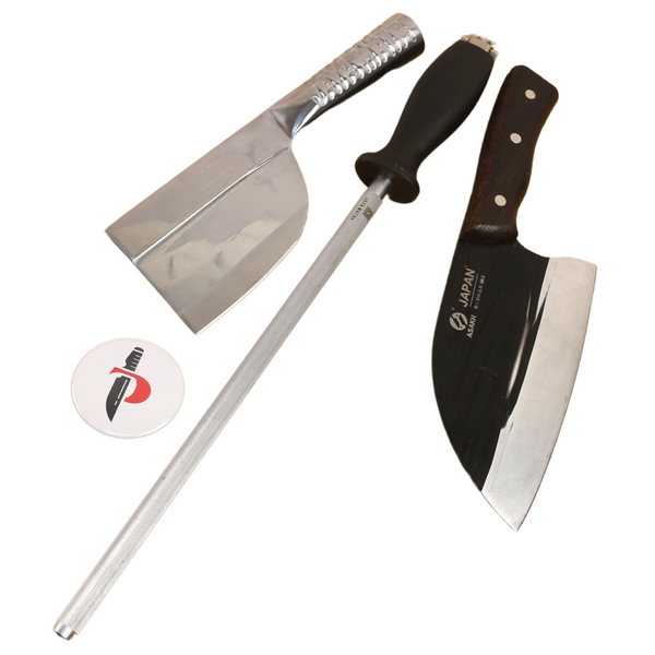 Ultimate Durian Knife (JM5) and Cleaver Pro Kit