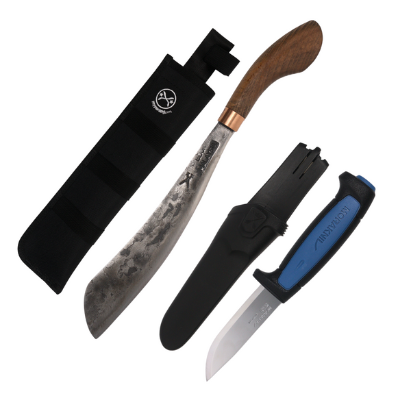 MyParang Duku Chandong 12 Inch [MYP CDGT 12 S] & Morakniv Pro (S) Combo