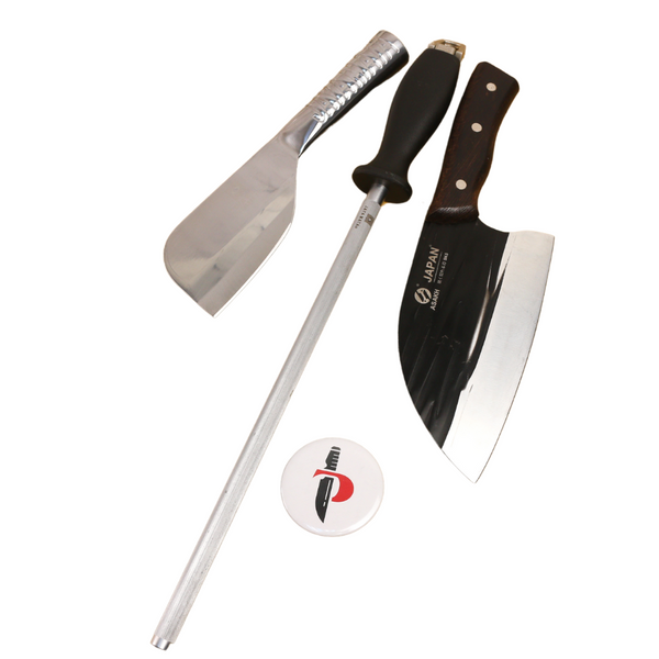 Ultimate Durian Knife (JM6) and Cleaver Pro Kit