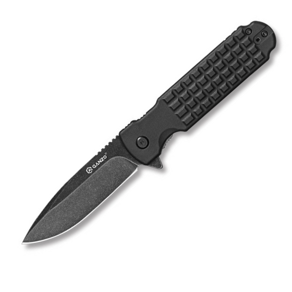 Ganzo G627-BK Liner Lock 8Cr14 Folding Knife (Black)