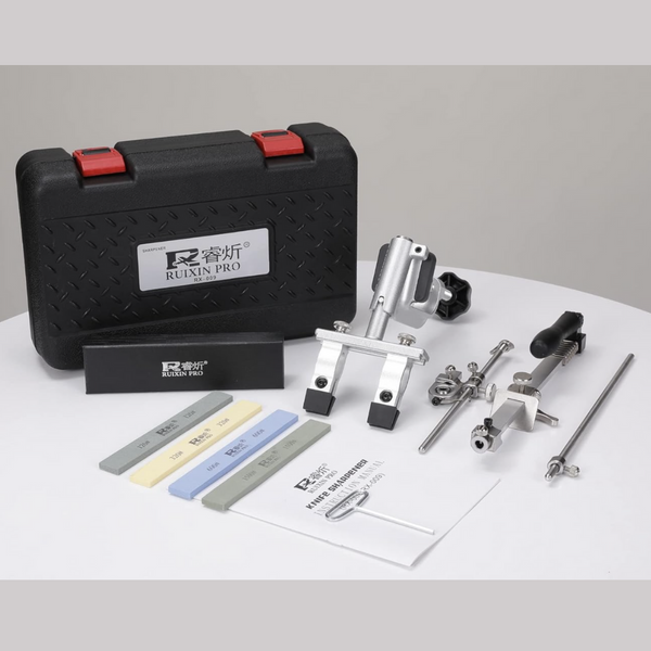 RUIXIN PRO RX-009 Precision Knife Sharpening System – Adjustable Angle with Whetstone Set