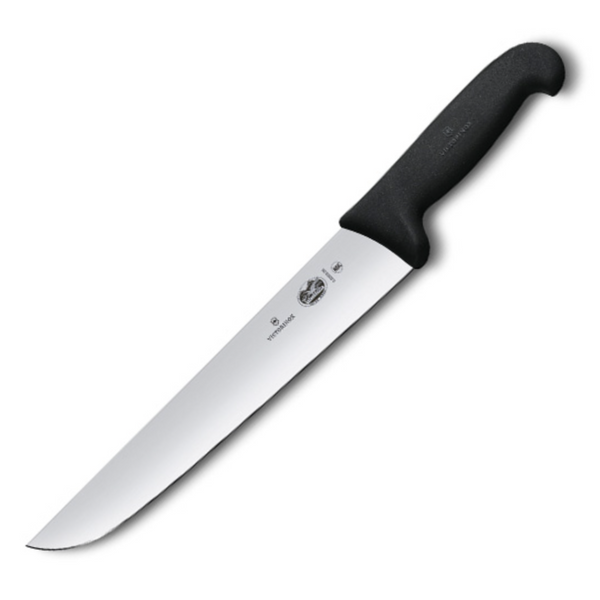 Victorinox Fibrox 26cm Broad Blade Butcher Knife, Straight Edge - 5.5203.26