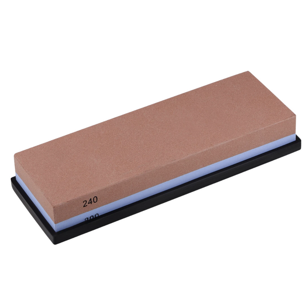 Double-Sided Whetstone 240/800 Grit – White Corundum Sharpening Stone